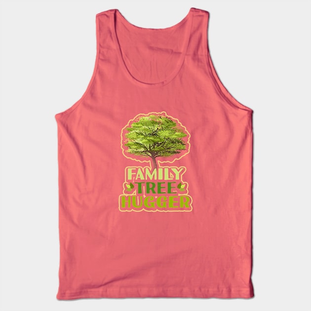 Family Tree Hugger Tank Top by Contentarama